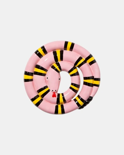 DOIY - Snake Trivet Pink