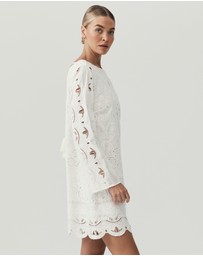 MOS The Label - Nora Embroidery Mini Dress