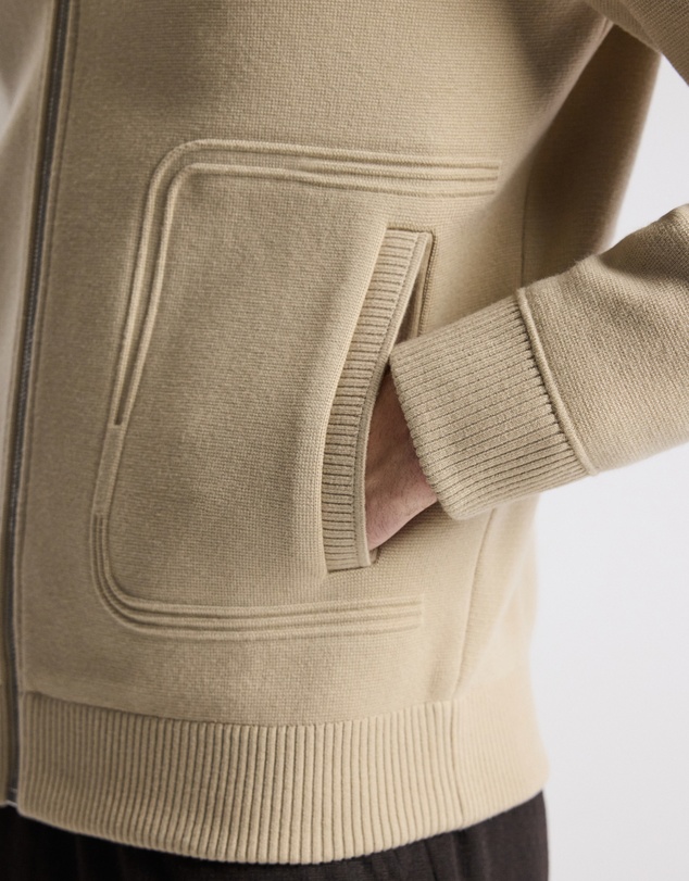 Calibre - Milano Knit Jacket Stone