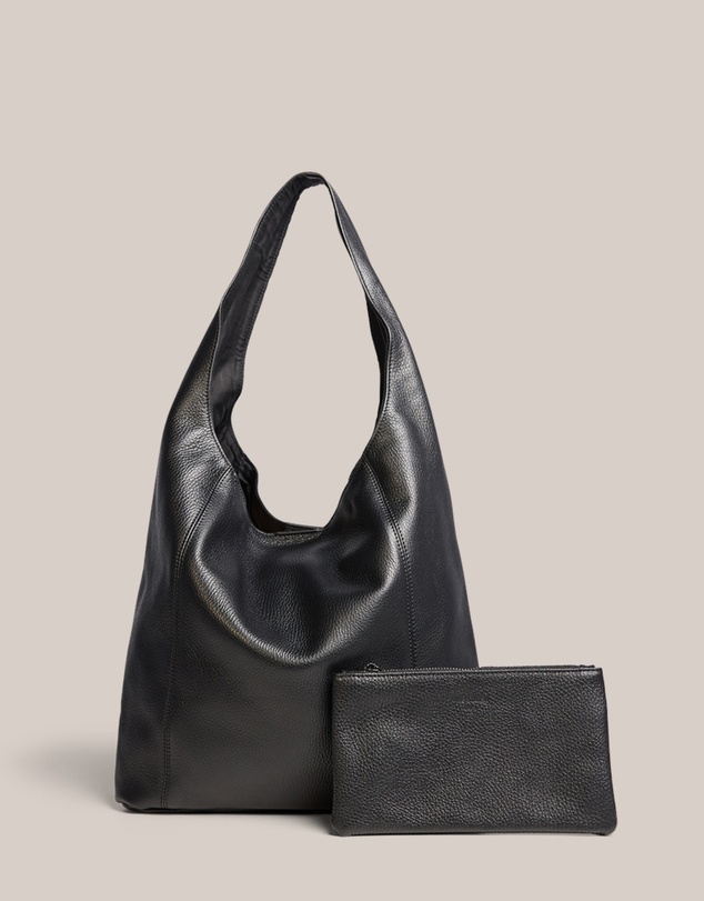 VESTIRSI - Scarlett 2.0 Black Leather Hobo