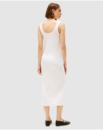 Tommy Hilfiger - Roundall Rib Slim Tank Dress