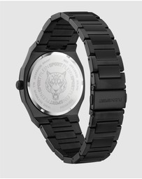 Plein Sport - PLEIN METRONAUT 42mm Black Dial and Black bracelet