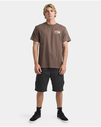 Quiksilver - Mens Stacked Horizon T-Shirt