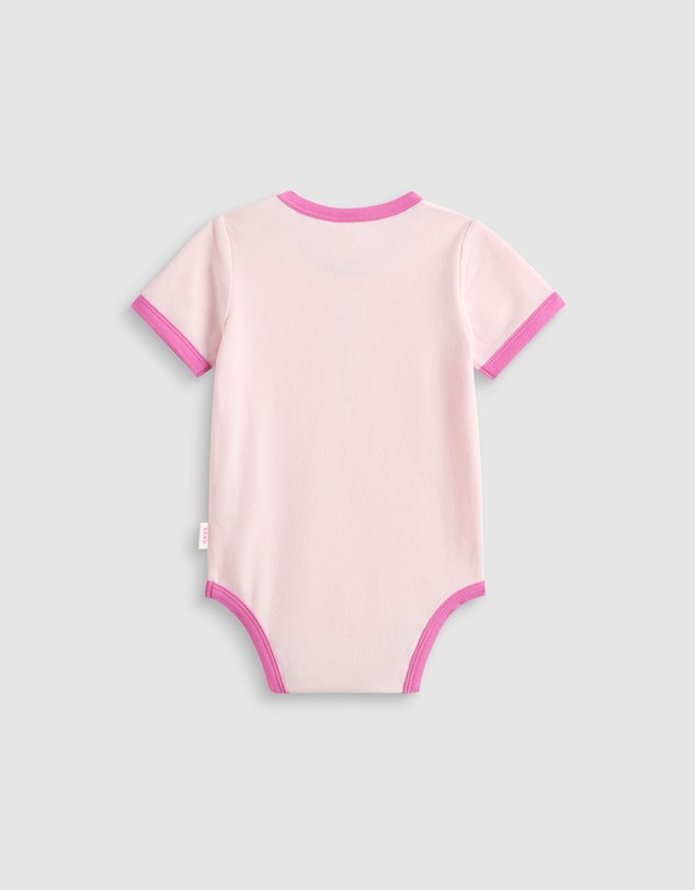 Seed Heritage - Strawberry Rib Bodysuit