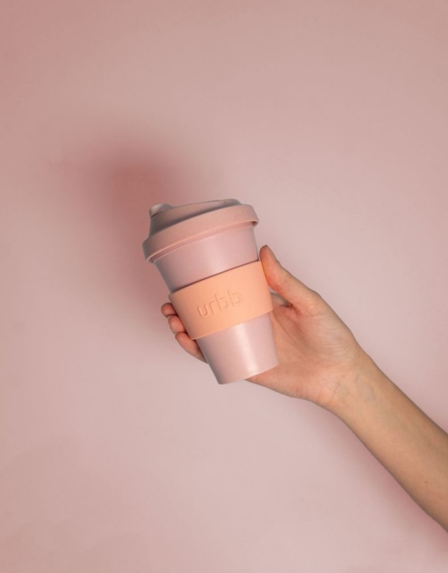 porter green - urbb | biodegradable bamboo coffee cup