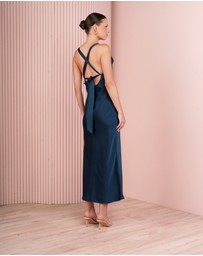 Azzurielle - Kaydy Cross Back Maxi Dress