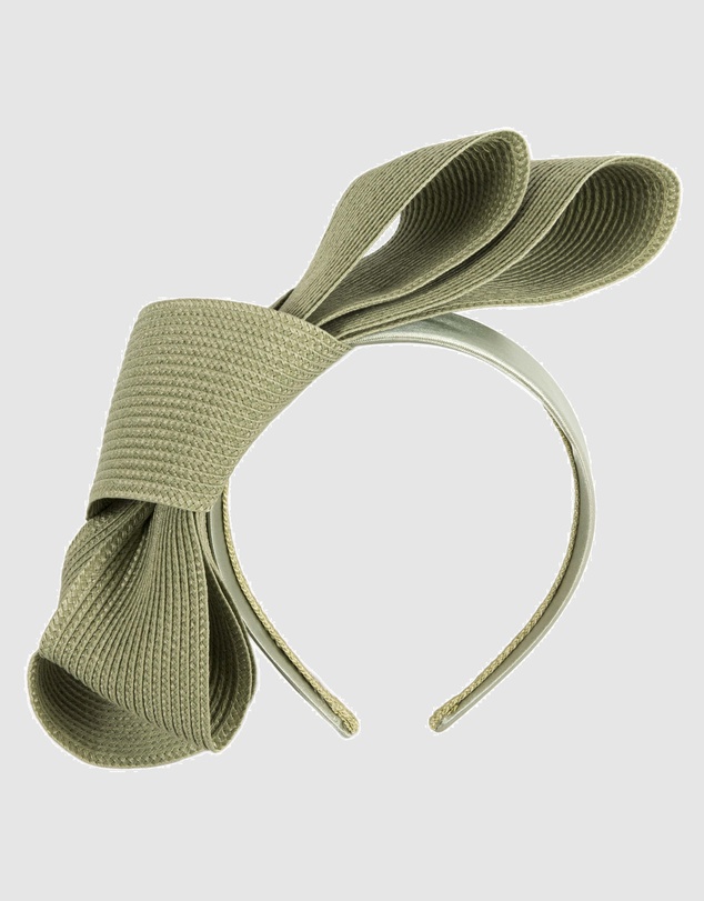 Max Alexander - Olive Bow Racing Fascinator