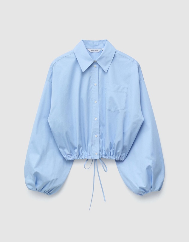 & Other Stories - Cropped Drawstring Shirt