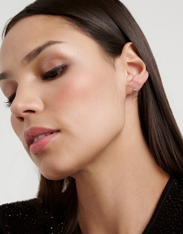 Ted Baker - ROCHELLE: Ripple Heart Micro Stud Earrings
