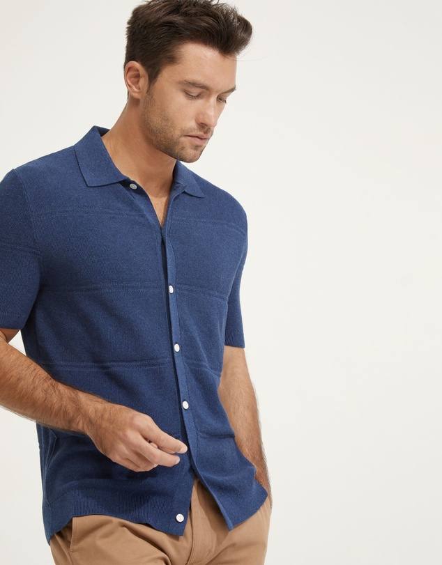 Oxford - Jack Cotton Knitted Shirt