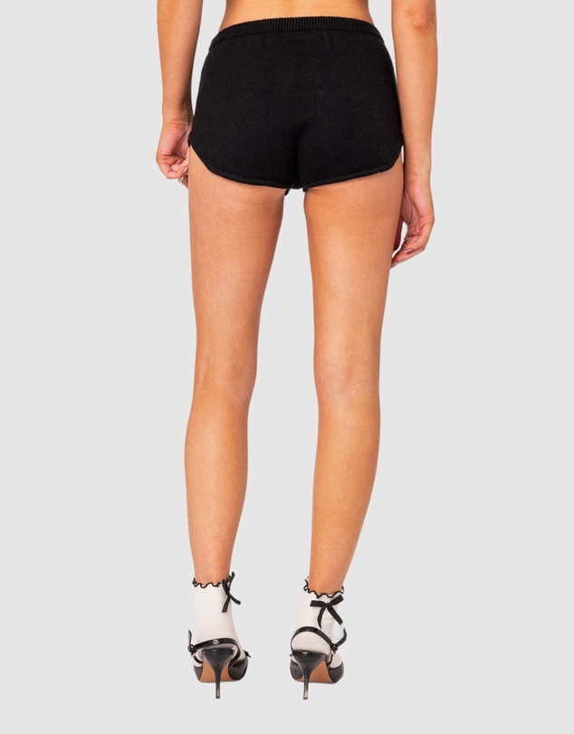 EDIKTED - Comfort Club Knit Micro Shorts