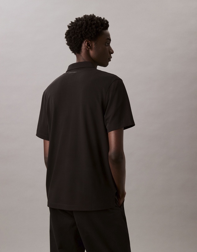 Calvin Klein - Tonal Stripe Jacquard Polo Shirt