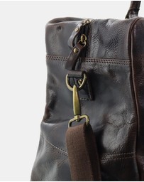 Pierre Cardin - Pierre Cardin Rustic Leather Business/Overnight Bag