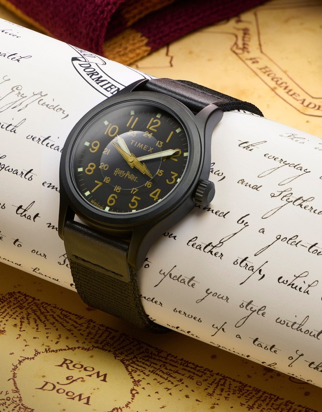 TIMEX - Harry Potter x Timex Bolt Expedition® Scout 40mm Black Strap Watch