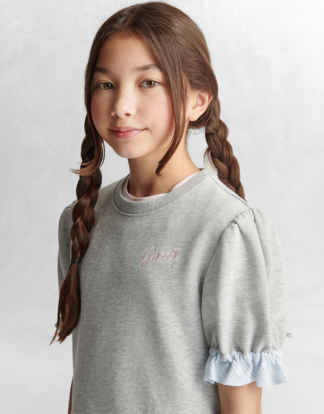 Gant - Frill SS Crew Sweatshirt