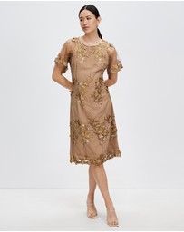 Pink Ruby - Adored Flare Sleeve Dress