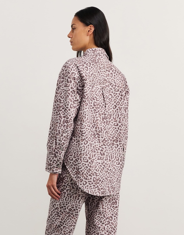 Jag - Leopard Denim Shirt