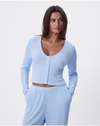 Bras N Things - Tara Long Sleeve - Light Blue