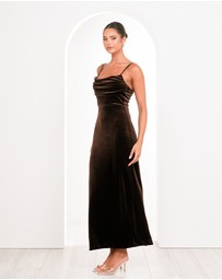 Pilgrim - Berlin Cowl Neck Velvet Gown