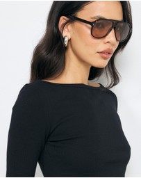 AERE - Ribbed Long Sleeve T-Shirt