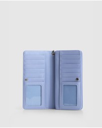 Evity - RFID Lily Leather Large Zip Wallet