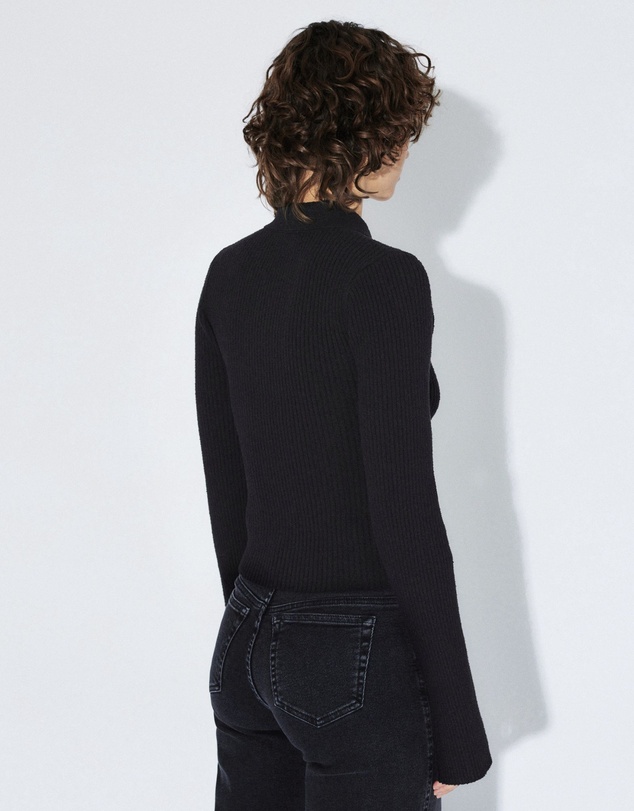 Dr Denim - Eliza Knit Top Black