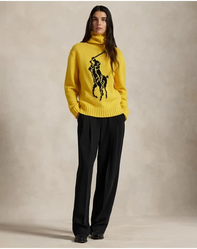 Polo Ralph Lauren - Big Pony Wool Turtleneck Sweater - ICONIC EXCLUSIVE