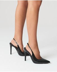 Siren - Cilla Stiletto Slingback Heels