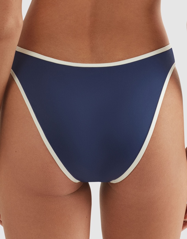 Polo Ralph Lauren - Logo Icons Scoop Waist High Leg Bikini Bottom
