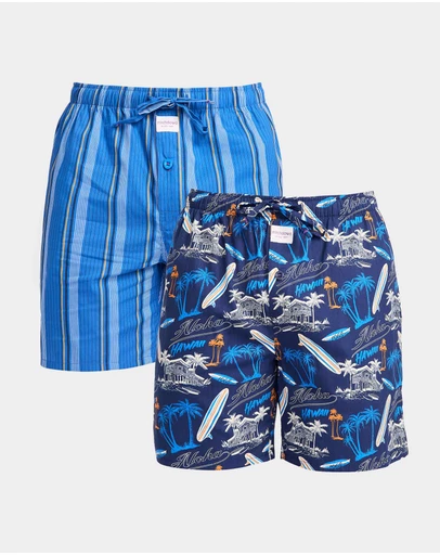 Mitch Dowd - Mitchdowd Surf 1968 Cotton Sleep Shorts 2 Pack
