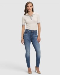 GUESS - Eco High-Rise Skinny Fit Shape Up Jeans