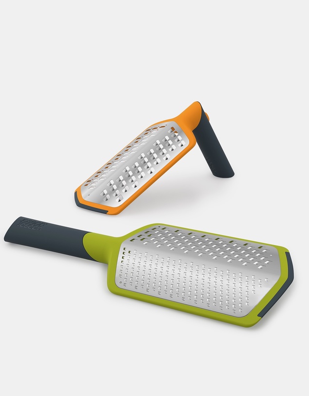 Joseph Joseph - Twist Grater™ Adjustable 2-in-1 Etched Twin-Bladed Grater, Course and Fine