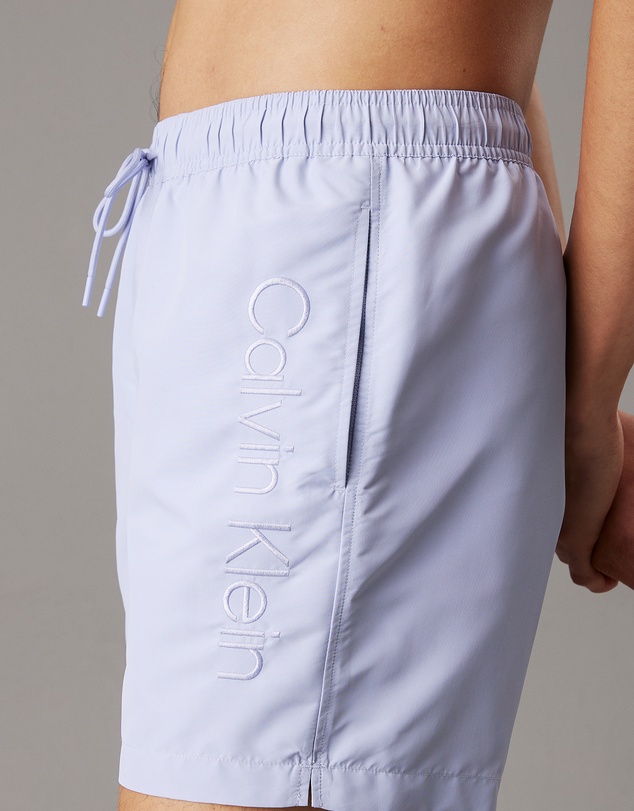 Calvin Klein - Logo Embroidery Medium Drawstring Swim Shorts