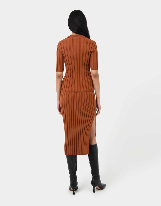 Forcast - Manhattan Polo Knit Top
