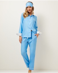 Wanderluxe Sleepwear - Hydrangea Skies Pyjama Set