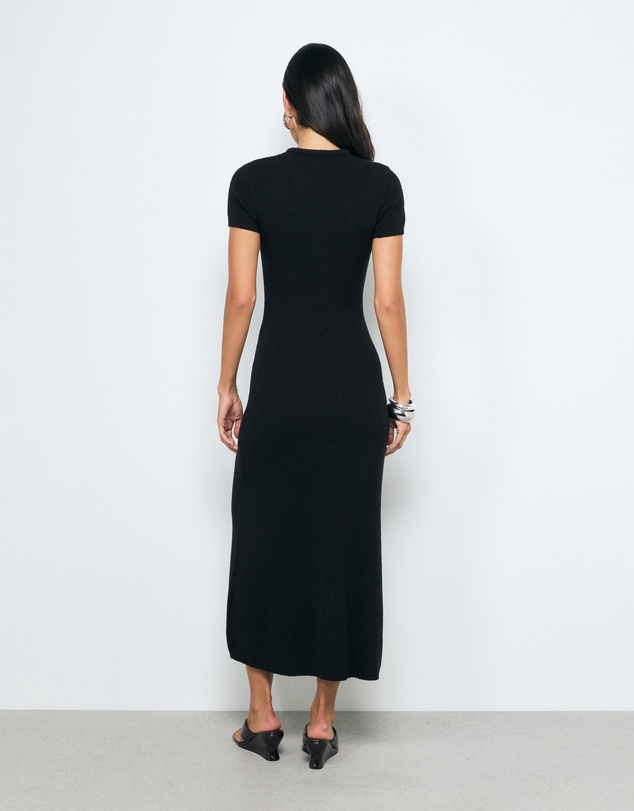 AERE - Vea Textured Knit Maxi Dress
