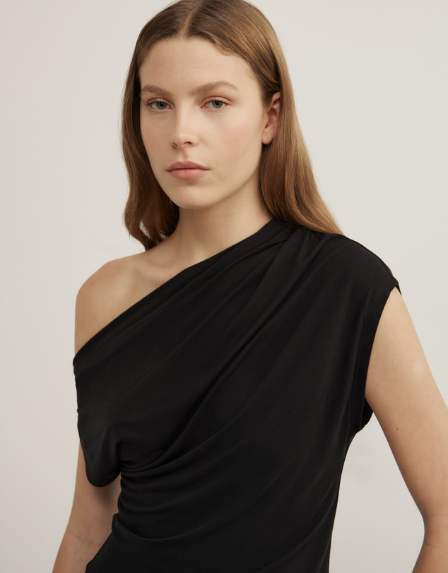 Witchery - Asymmetric Jersey Top