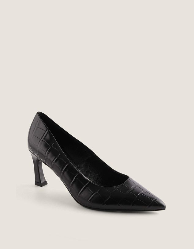 Shelly Shen - Brady High Heel Pumps Black Croc