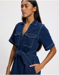 Staple the Label - Brooks Denim Mini Dress