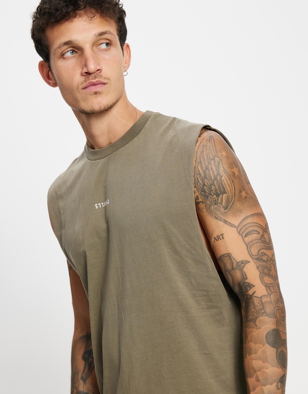Thrills - Minimal Thrills Merch Fit Muscle Tee - ICONIC EXCLUSIVE
