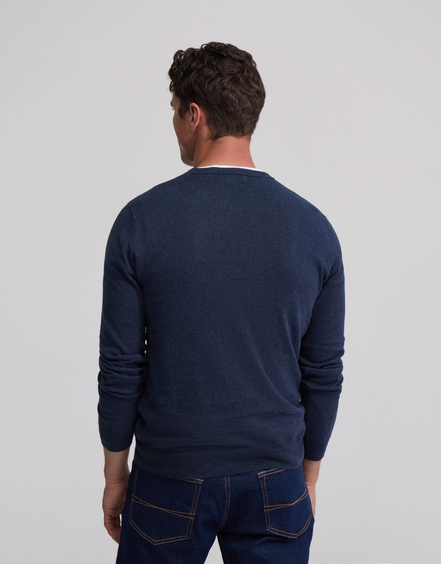 Oxford - Crew Neck Cotton Cashmere Knit