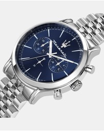 Maserati - Maserati Epoca 42mm Chronograph Blue Dial Quartz Watch