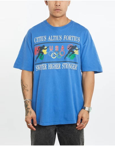 Vintage by The Real Deal - Pre Loved - Vintage 90s USA Olympic Team Tee