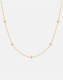 Ania Haie - Ania Haie Gold Stars Station Necklace
