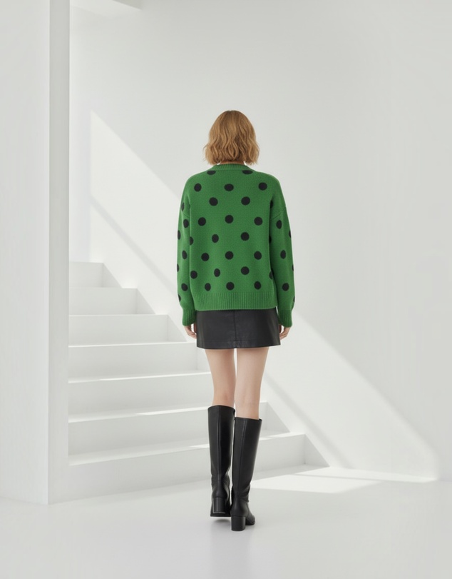 Mossée - Zinnia Polka Dot Cardigan