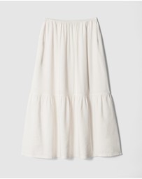 & Other Stories - Tiered Midi Skirt