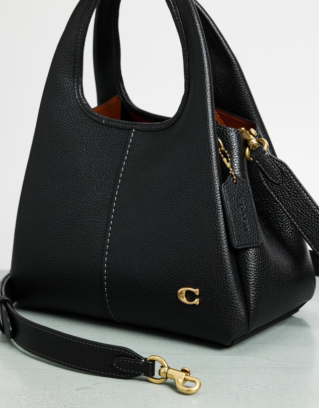Coach - Polished Pebble Leather Lana Shoulder Bag 23