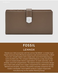 Fossil - Lennox Grey Wallet