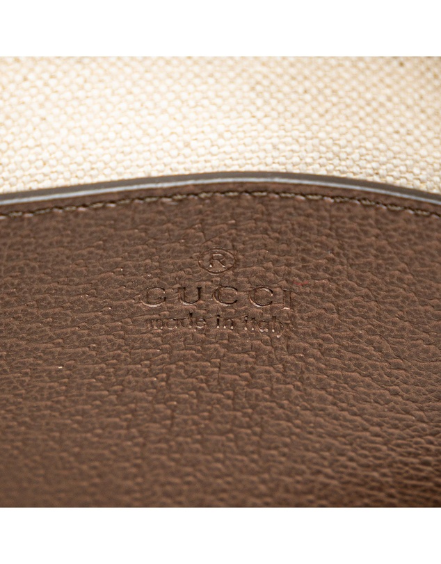 Pre-Loved by Azura Reborn - Pre-Loved Mini Jumbo GG Canvas Web Satchel