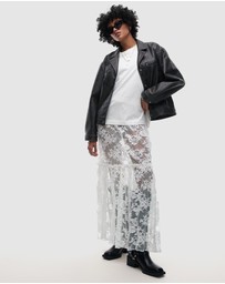 TOPSHOP - Faux Leather Cropped Button-Down Jacket